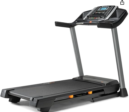 Compact folding treadmill for home gym