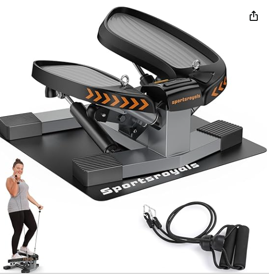 Heavy-duty mini stair stepper for intense cardio workouts