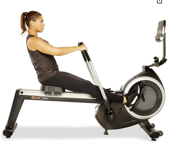 Foldable rowing machine for home use