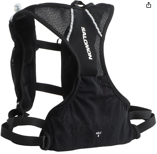 Performance running vest with ergonomic fit
