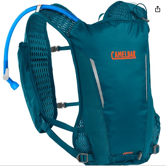 Minimalist running vest with hydration bladder