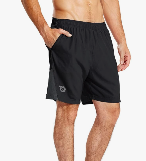 Lightweight quick-dry running shorts for hot weather