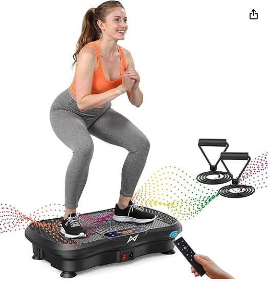 Compact vibration plate for home use