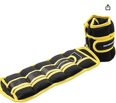 Adjustable ankle weights for home workouts
