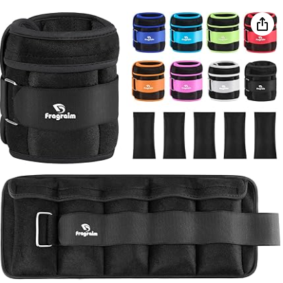 Heavy adjustable ankle weights for strength training