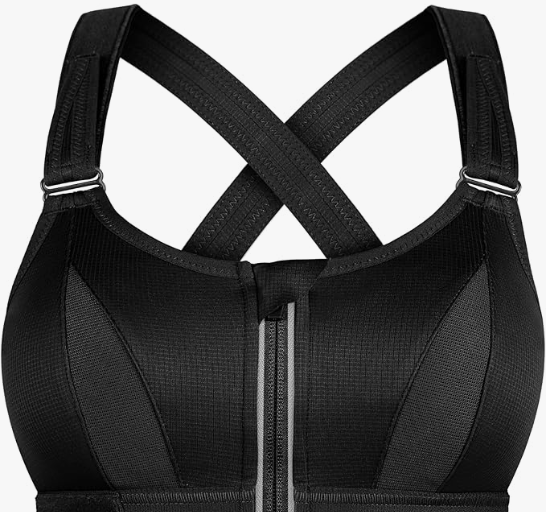 adjustable high support women sports bra