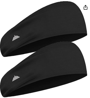 non slip elastic sport headband pack