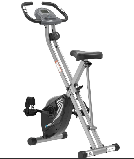 Foldable exercise bike for small spaces