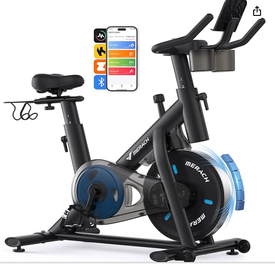 Smart exercise bike with app support
