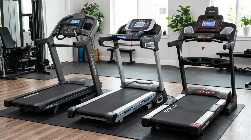 treadmill comparison side-by-side
