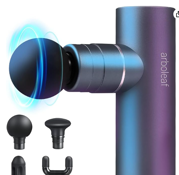 quiet deep tissue massage gun for home recovery