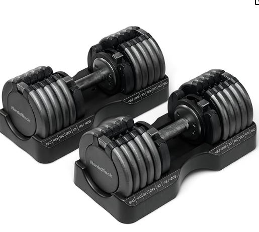 NordicTrack adjustable dumbbells for home workouts