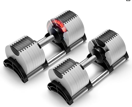 Adjustable dumbbells set for home gym