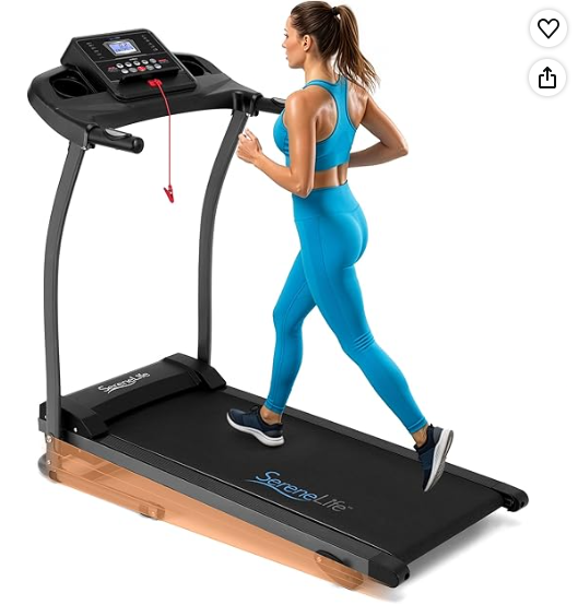 SereneLife compact treadmill for home exercise