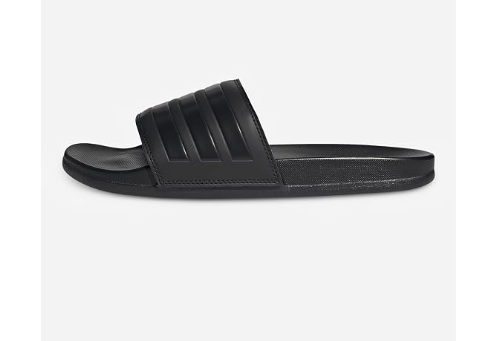 Adidas Adilette Comfort cushioned slide for gym and everyday use.