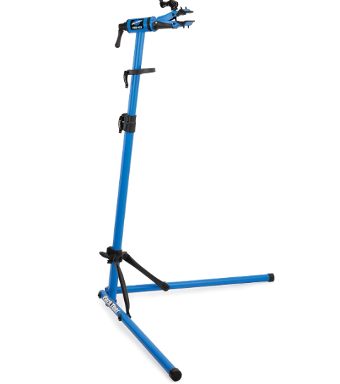  Park Tool PCS-10.3 Deluxe Home Mechanic Repair Stand holding a bicycle