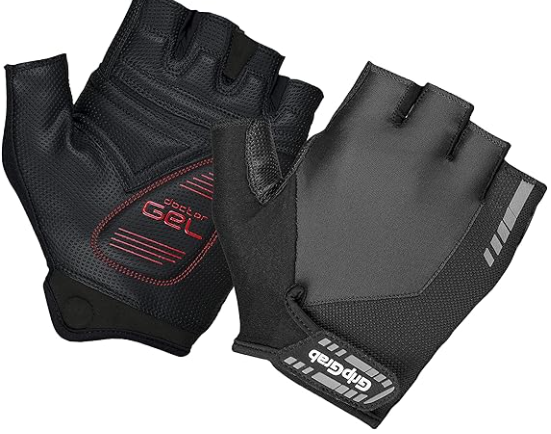 GripGrab ProGel padded short-finger cycling gloves with gel palm