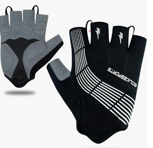 Souke Sports padded half-finger cycling gloves with 5mm foam
