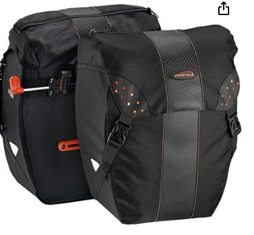 IBERA PakRak bicycle pannier bags for commuting and touring