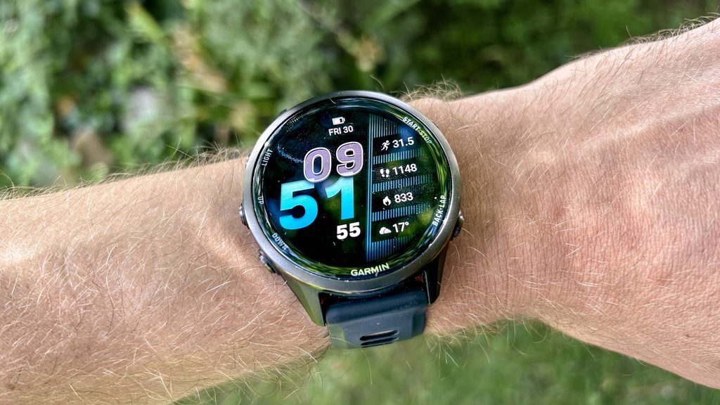 Garmin Forerunner 970 GPS running watch with AMOLED display