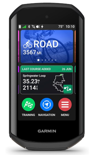 Garmin Edge 1050 premium GPS cycling computer with large touchscreen
