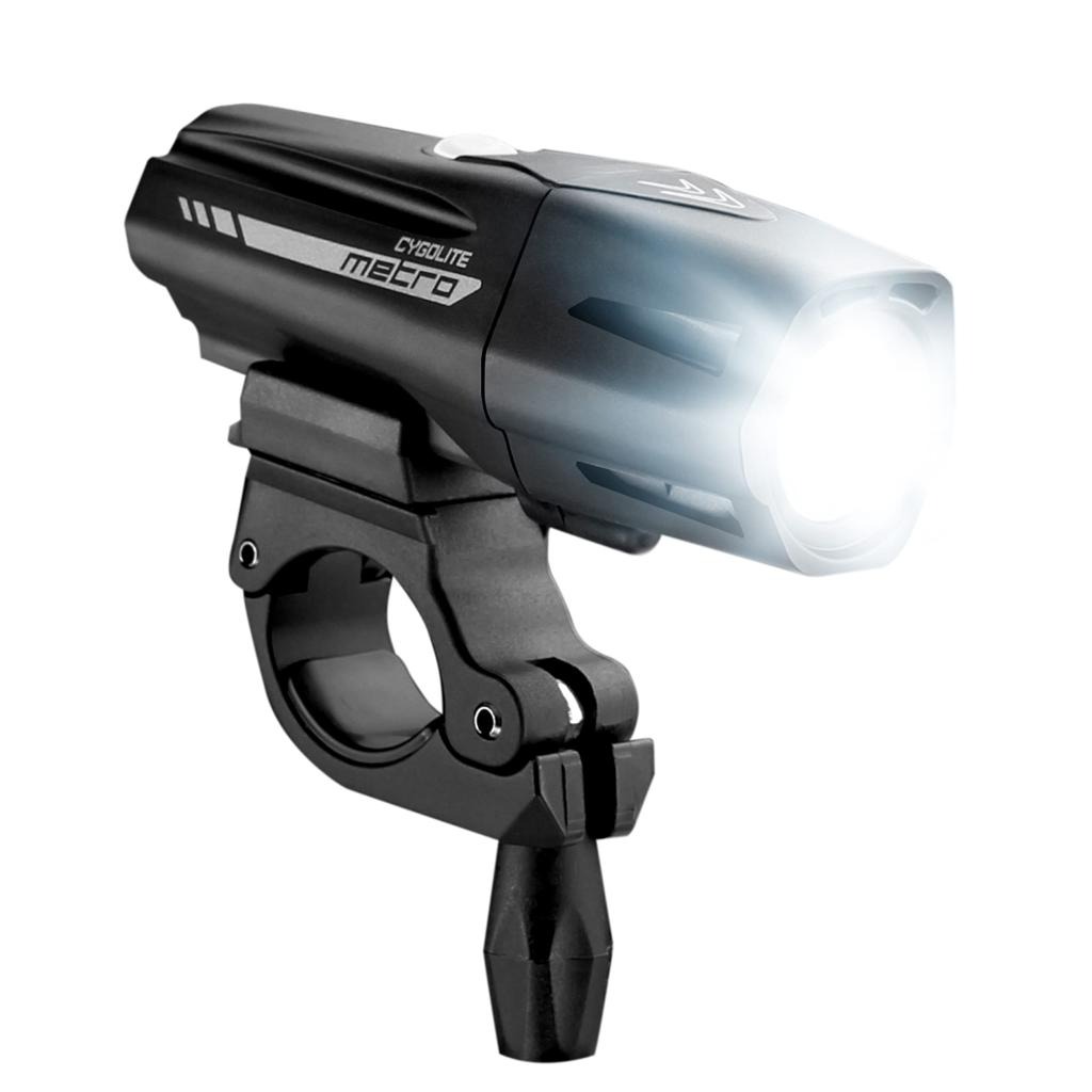 Comparison of Ascher budget bicycle light set and Cygolite Metro Plus 800 and Metro 550 headlights.