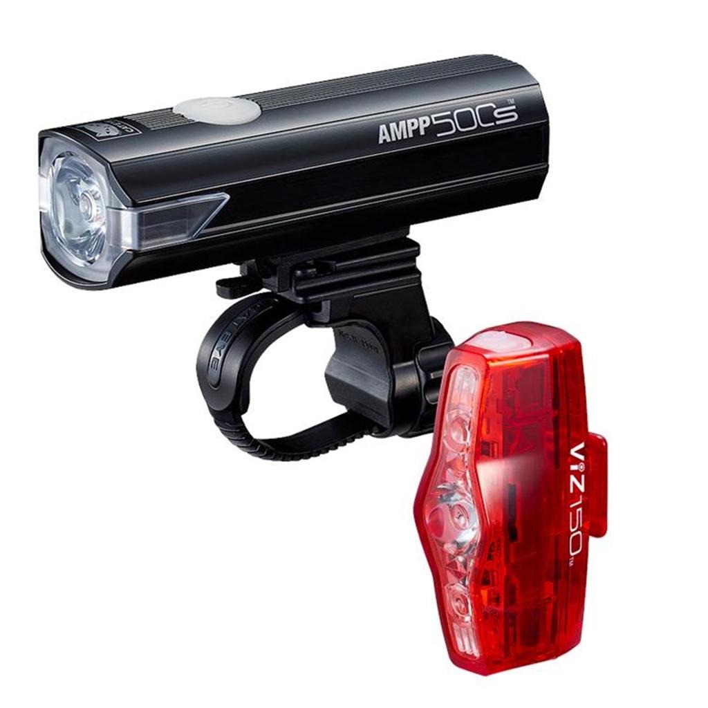 CatEye AMPP500S and ViZ150 rechargeable bicycle lighting set